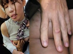 細身なのに尻肉＆おっぱいエロムッチリなOLが集団電車痴漢されるHな姿