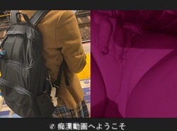 H経験浅めな制服JKのパンツ中で器用に動くお姉さんの電車内レズ痴漢手